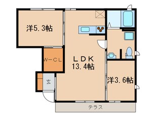 ｍｅｚｚａｌｕｎａの物件間取画像